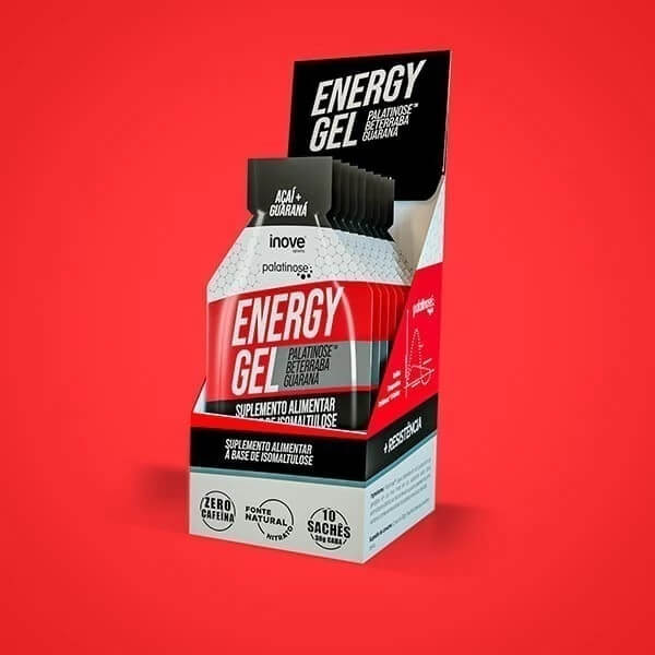 Gel Energético com Palatinose Carb Up - 30g - Açaí com Guaraná - Inove Nutrition