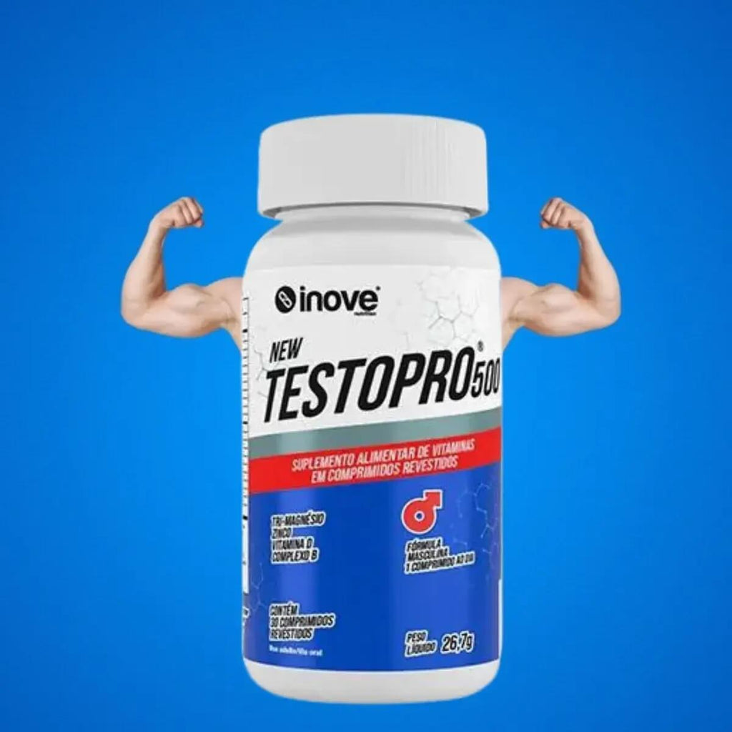 Suplemento MultiVitaminico NEW TestoPRO 500 - 30 CPDs - INOVE