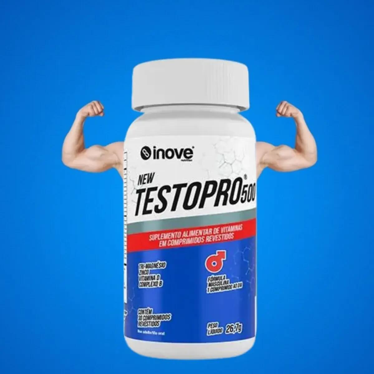 Suplemento MultiVitaminico NEW TestoPRO 500 - 30 CPDs - INOVE
