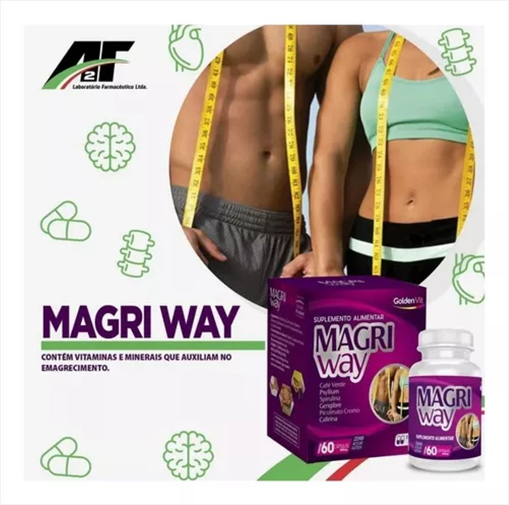 Suplemento para Emagrecer Magri Way - 60 CPS - DOMINA