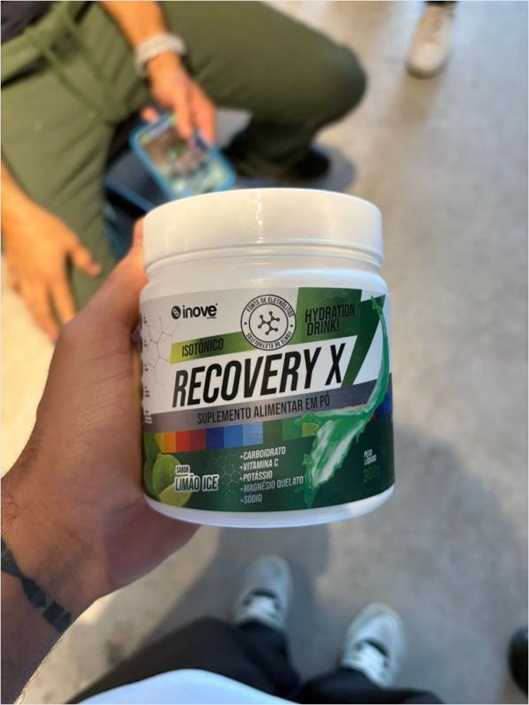 Suplemento Pós Treino Recovery X - 300g - Sabor Limao - INOVE