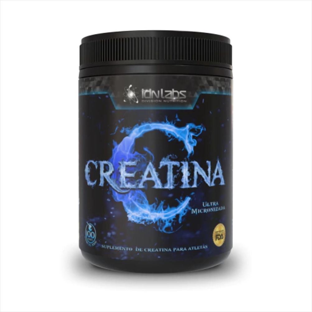 Suplemento Creatina MonoHidratada 100% Pura Micronizada - Pote 300g Pó - IDNLABS