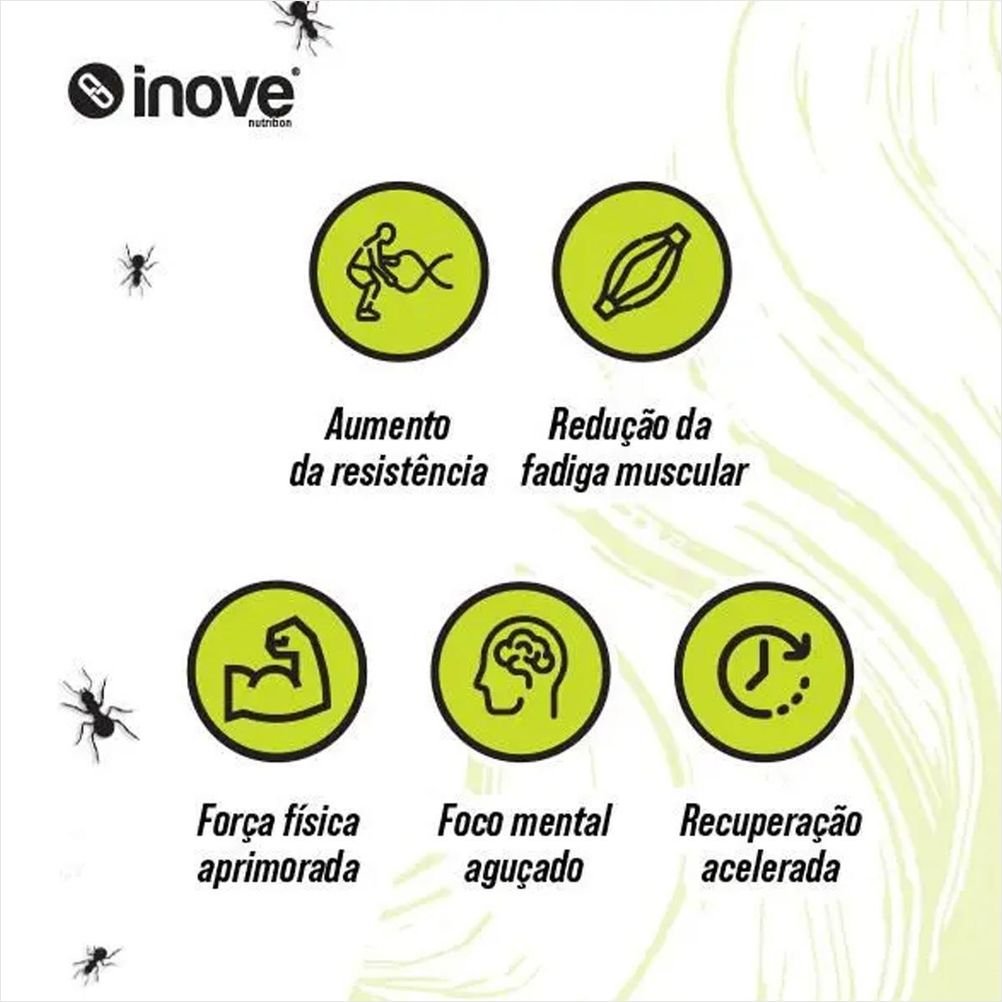 Pré-Treino Formiguinha Limão - 210g - Inove Nutrition | Energia e Foco