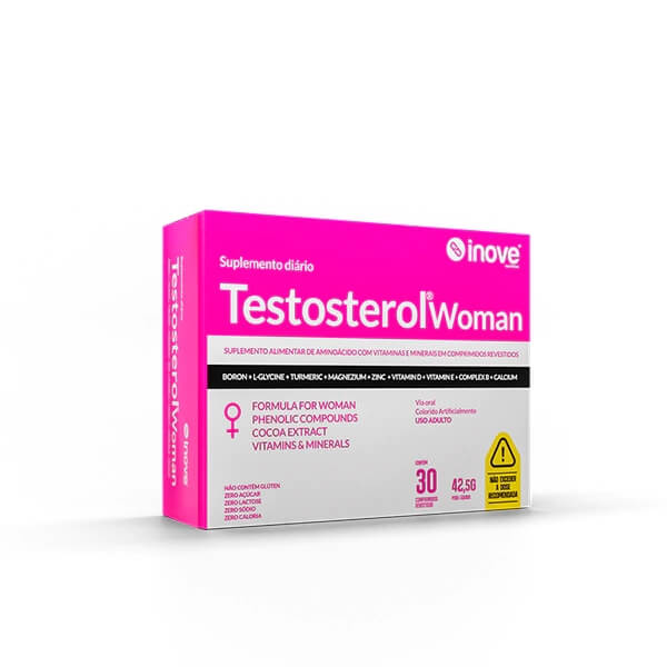 Testosterol Woman Suplemento MultiVitaminico - 30 CPDs - Inove Nutrition