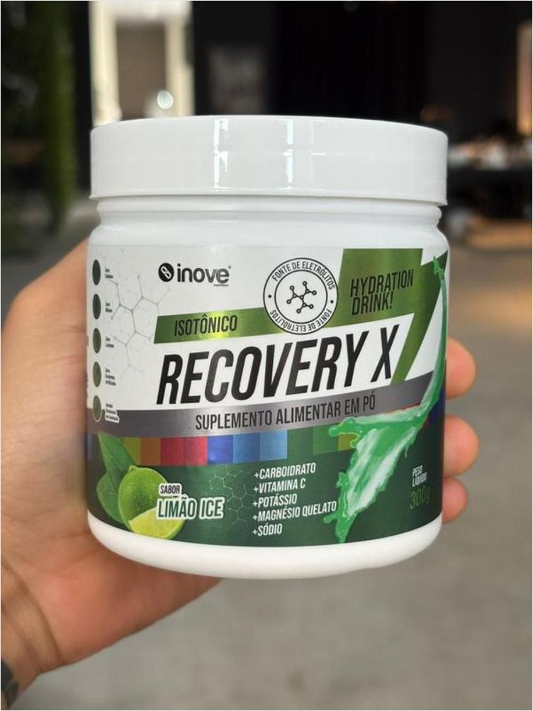 Suplemento Pós Treino Recovery X - 300g - Sabor Limao - INOVE