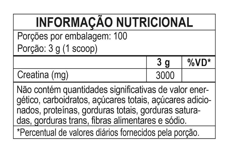 Suplemento Creatina Monohidratada em Pó - 300g - GLOBAL