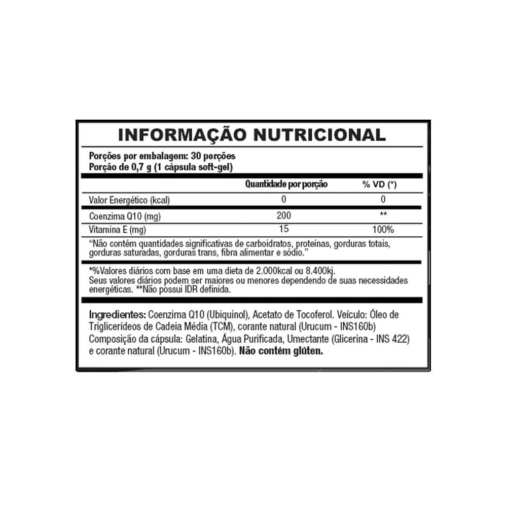 Suplemento Ultra Coenzima Q10 CoQ10 - 30 CPS - INOVE