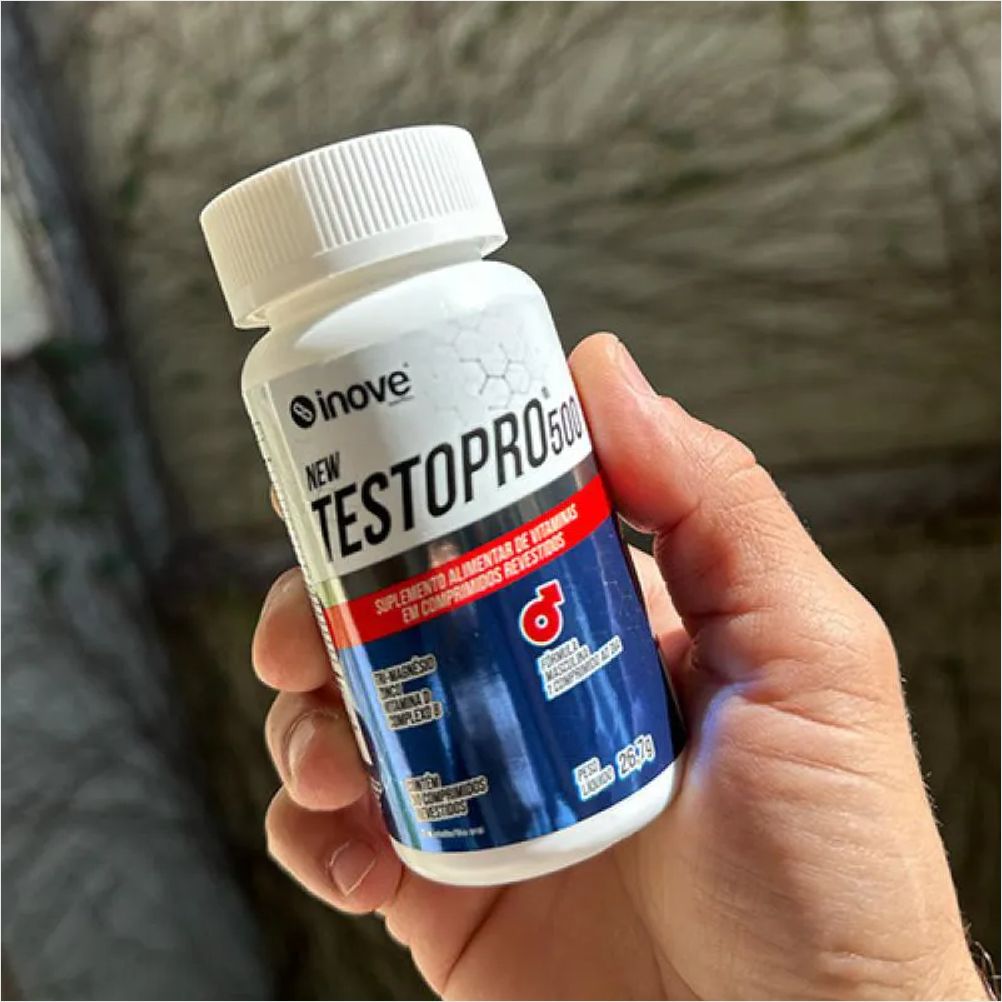 Suplemento MultiVitaminico NEW TestoPRO 500 - 30 CPDs - INOVE