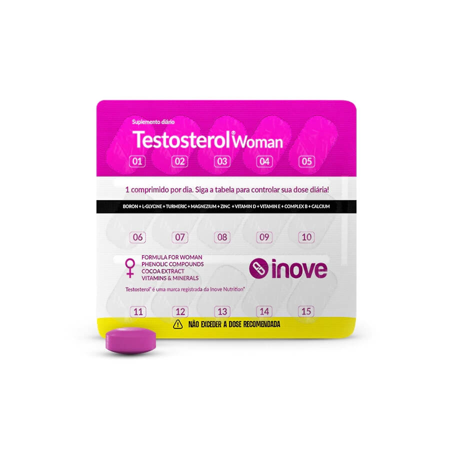 Testosterol Woman Suplemento MultiVitaminico - 30 CPDs - Inove Nutrition