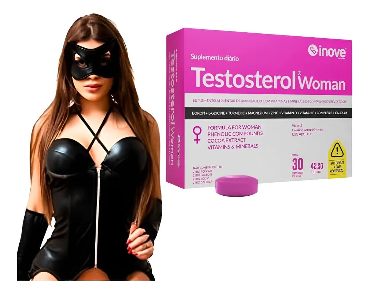 Testosterol Woman Suplemento MultiVitaminico - 30 CPDs - Inove Nutrition