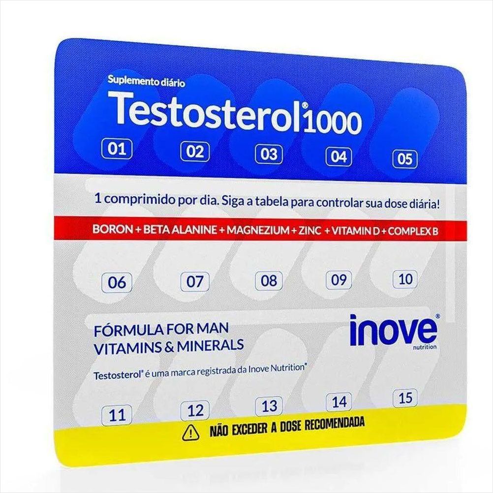 Suplemento MultiVitaminico Testosterol 1000 - 30 CPD - INOVE